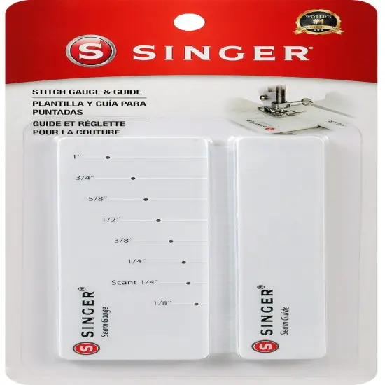SINGER Sewing Machine Stitch Gauge & Guide {1}