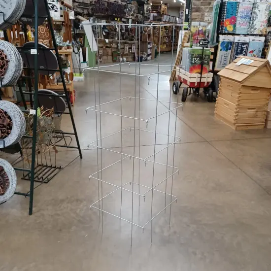 Tomato and Plant Vine Support Cages Square Steel 4 Feet High Set of 2 {4}