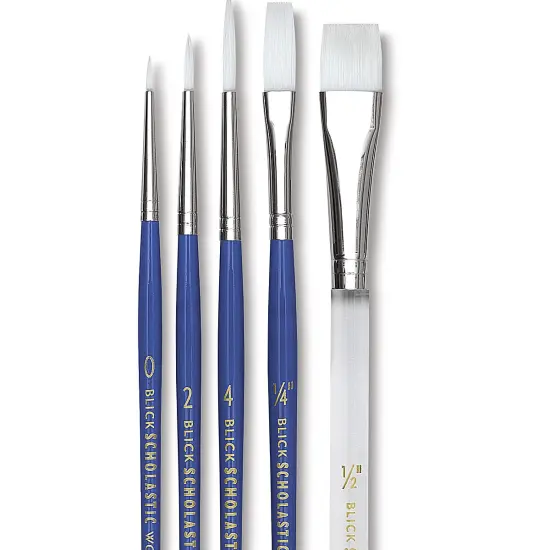 Blick Wonder White- Assorted, Short Handle, Set of 5 {2}