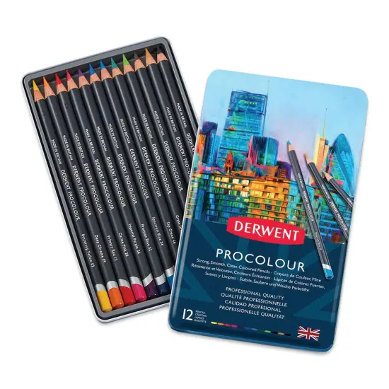 Derwent ProColour Colored Pencils - Set of 12 {2}