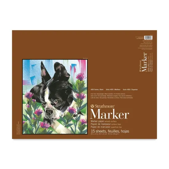 Strathmore 400 Series Marker Pad - 18" x 24", 15 Sheets {1}