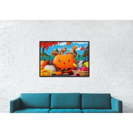 Sunsout Fall Feast 500 pc Halloween Jigsaw Puzzle 72013 {6}