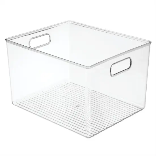 mDesign Plastic Kitchen Food Storage Organizer Bin - Clear {4}