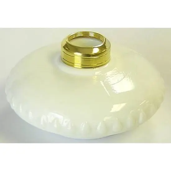 Opal White Glass Oil Lamp Font {1}