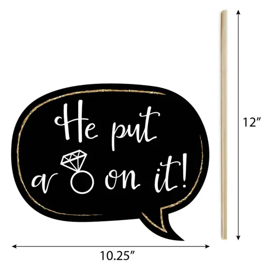 Big Dot of Happiness "Bride Tribe" - Bachelorette Party Photo Booth Props Kit - 20 Count {7}