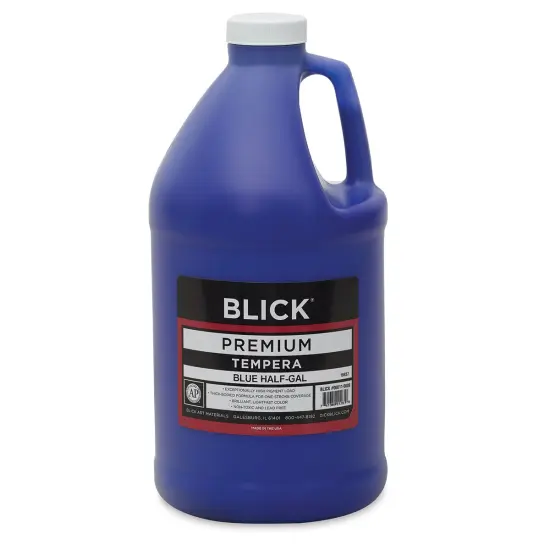 Blick Premium Grade Tempera - Blue, Half Gallon {1}