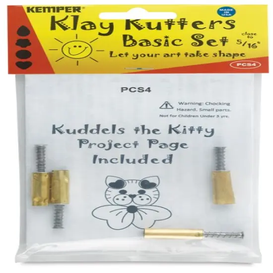 Kemper Pattern Cutters - Set of 4, 5/16", Assorted Shapes {1}