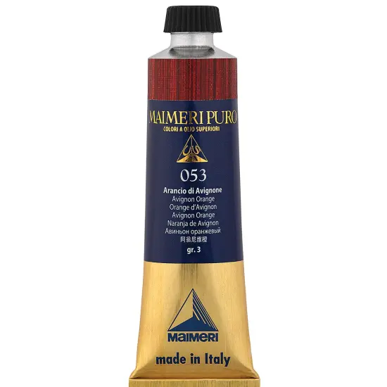 Maimeri Puro Oil Color - Avignon Orange, 40 ml tube {1}