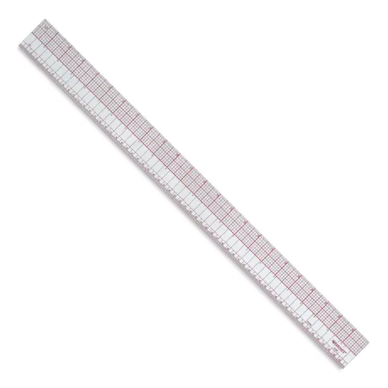 Westcott Inch/Metric Ruler - 24", Inch/Metric {1}
