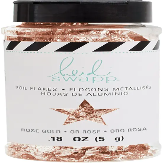 Heidi Swapp Foil Flakes .18oz-Rose Gold {1}