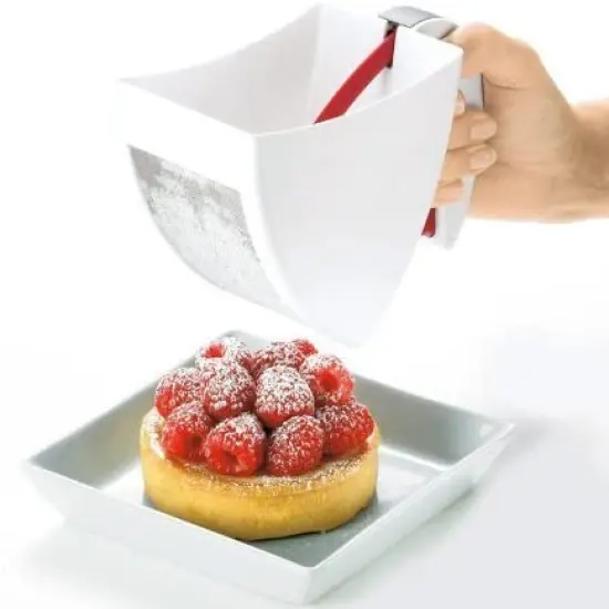 Cuisipro Plastic Scoop and Sift Flour Sifter 3 Cups Hangs on Bowl {6}