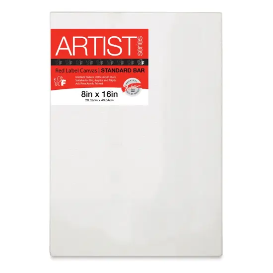 Fredrix Red Label Cotton Canvas - 12" x 24", 3/4" Profile {1}