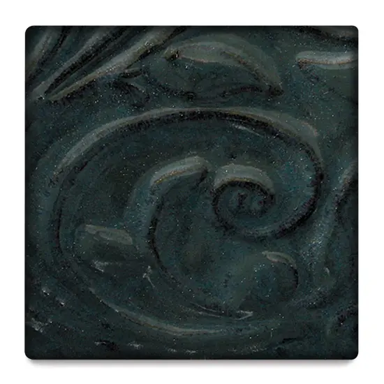 Amaco Opalescent Glaze - Pint, Black Tulip {1}