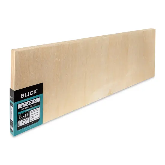 Blick Studio Artists' Wood Panels - Gallery Cradle, 12" x 36", 1-1/2" Cradle {1}
