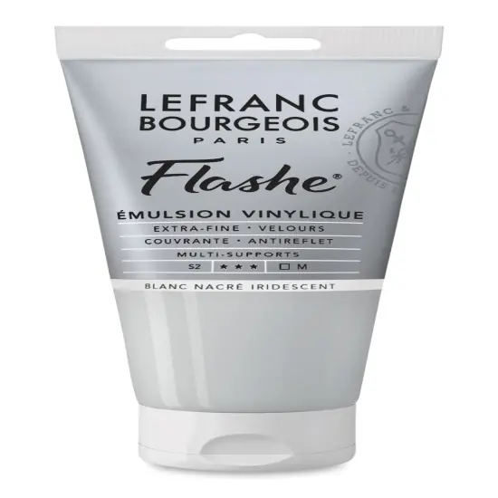 Lefranc & Bourgeois Flashe Vinyl Paint -Iridescent Pearl White, 80 ml {1}