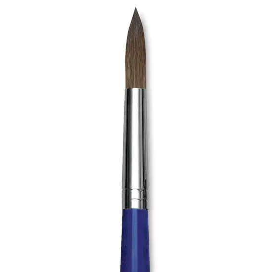 Blick Scholastic Red Sable Brush - Round, Long Handle, Size 12 {1}