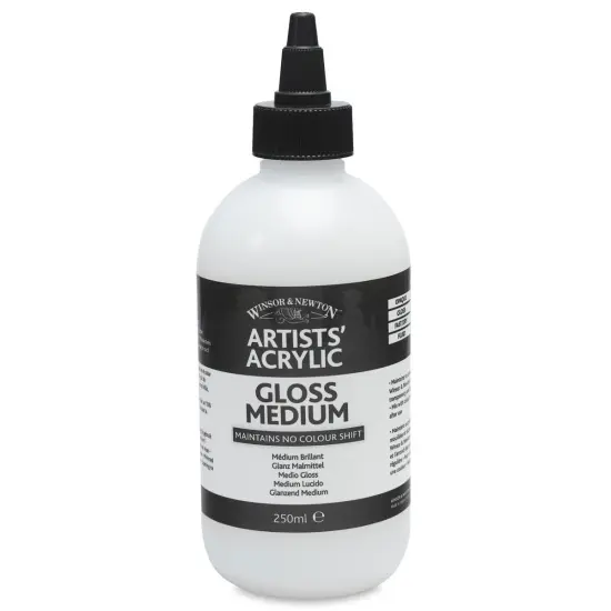 Winsor & Newton Artists' Acrylic Medium - Gloss, 250 ml bottle {2}