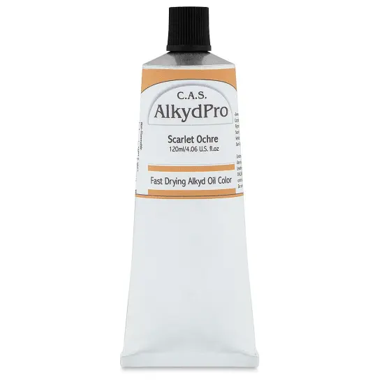 CAS AlkydPro Fast-Drying Alkyd Oil Color - Scarlet Ochre, 120 ml tube {1}