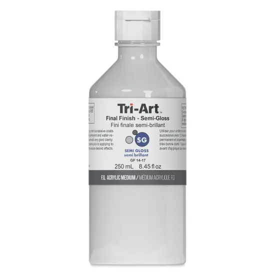 Tri-Art Acrylic Final Finish - Semi Gloss, 250 ml, Bottle {1}