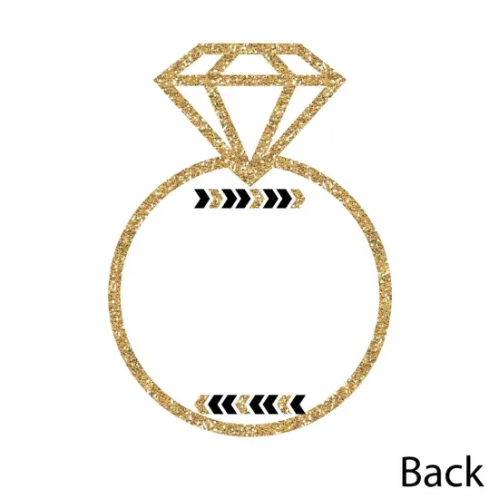 Big Dot of Happiness "Bride Tribe" - Shaped Thank You Cards - Bridal Shower or Bachelorette Party Thank You Note Cards with Envelopes - Set of 12 {6}