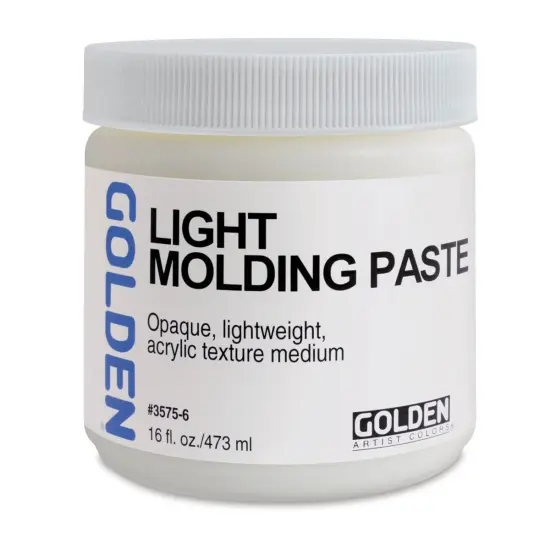 Golden Light Molding Paste Medium - 16 oz jar {2}