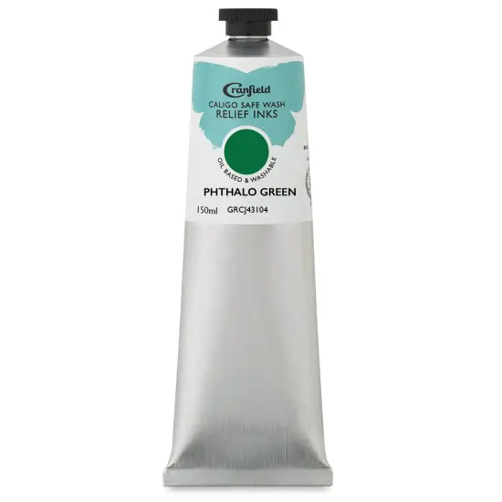 Cranfield Caligo Safe Wash Relief Ink - Phthalo Green, 150 ml {1}
