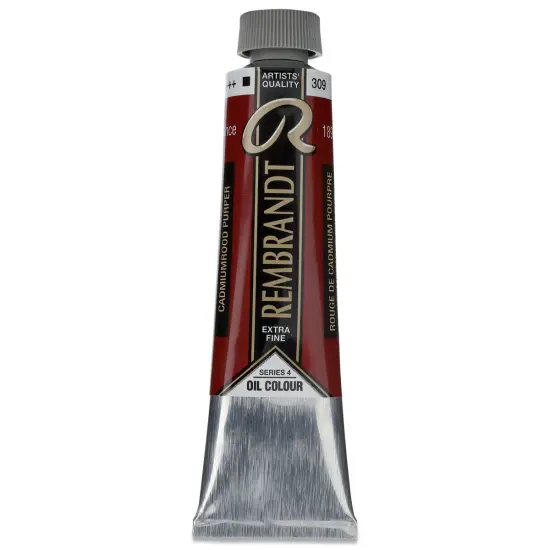 Rembrandt Artists' Oil Color - Cadmium Red Purple, 40 ml tube {1}