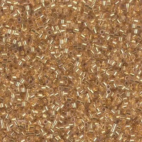 Miyuki Delica Bead 15/0, DBS0033, 24kt Gold Lined Crystal {1}