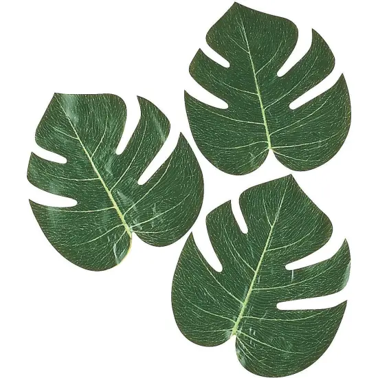 Fun Express FX IN-70/1514 Tropical Leaves (Pack of 12), 8" {1}