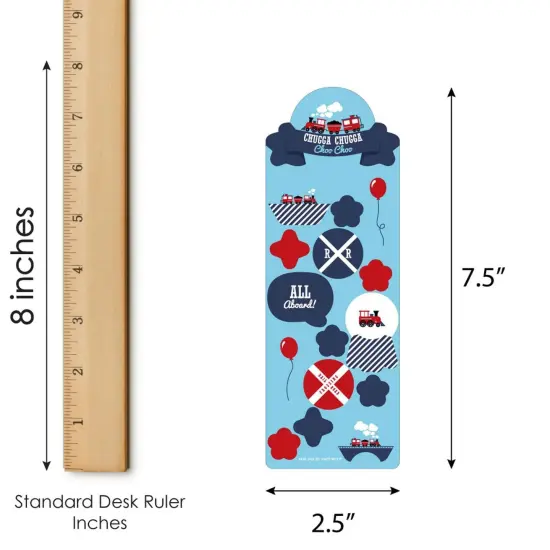 Big Dot of Happiness Railroad Party Crossing - Steam Train Birthday Party Favor Kids Stickers - 16 Sheets - 256 Stickers {4}