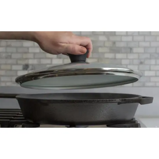 Lodge Tempered Glass Cover Lid for Skillet and Wok Cookware 15 inch {3}
