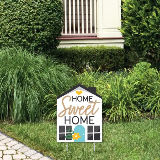 Big Dot of Happiness Welcome Home Housewarming - Outdoor Lawn Sign - New Sweet Home Yard Sign - 1 Piece {1}