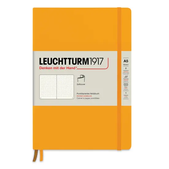 Leuchtturm1917 Dotted Softcover Notebook - Rising Sun, 5-3/4" x 8-1/4" {1}