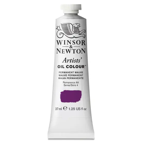 Winsor & Newton Artists' Oil Color - Permanent Mauve, 37 ml tube {1}