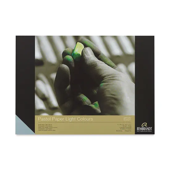 Rembrandt Soft Pastel Paper Pad - 11.7" x 8.3", Light Colors {1}