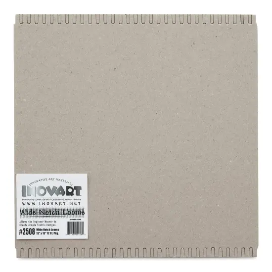 Wide Notch Chipboard Weaving Loom - 13" x 13", Pkg of 12 {1}