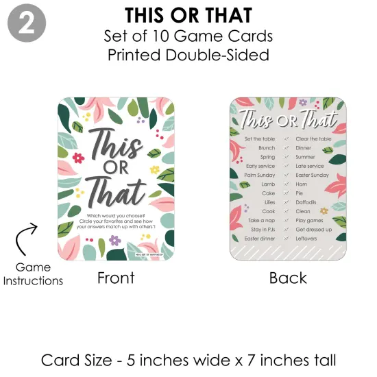 Big Dot of Happiness Religious Easter - 4 Christian Holiday Party Games - 10 Cards Each - Gamerific Bundle {7}