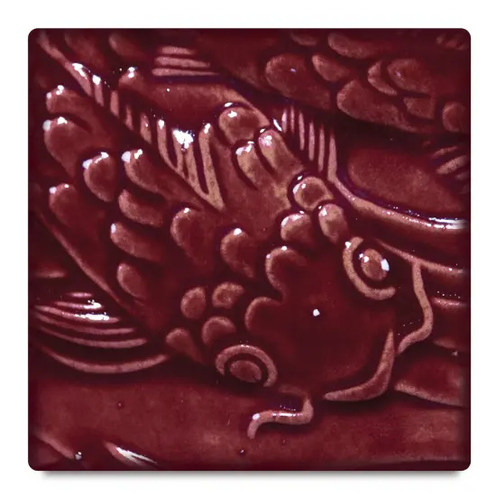 Amaco Liquid Gloss Glaze - Pint, Maroon, Translucent {2}