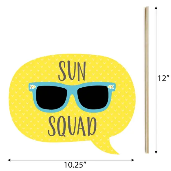 Big Dot of Happiness Funny You are My Sunshine - Baby Shower or Birthday Party Photo Booth Props Kit - 10 Piece {6}