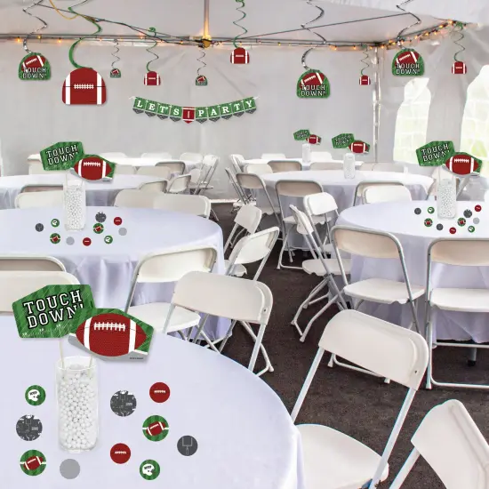 Big Dot of Happiness End Zone - Football - Baby Shower or Birthday Party Supplies Decoration Kit - Decor Galore Party Pack - 51 Pieces {4}