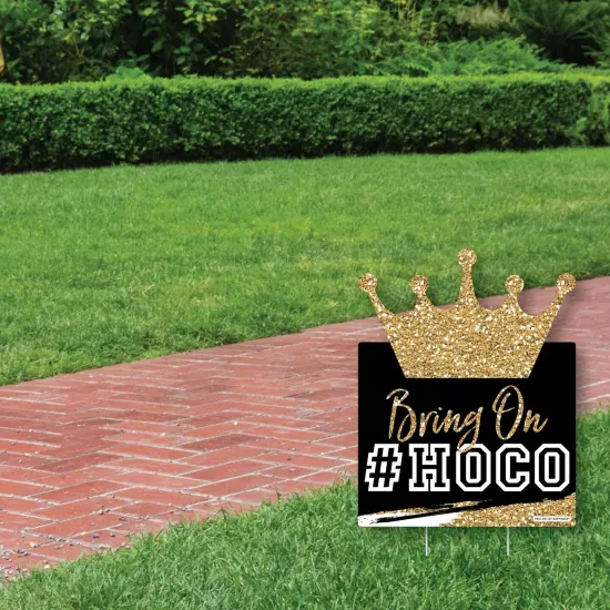 Big Dot of Happiness HOCO Dance - Outdoor Lawn Sign - Homecoming Yard Sign - 1 Piece {4}