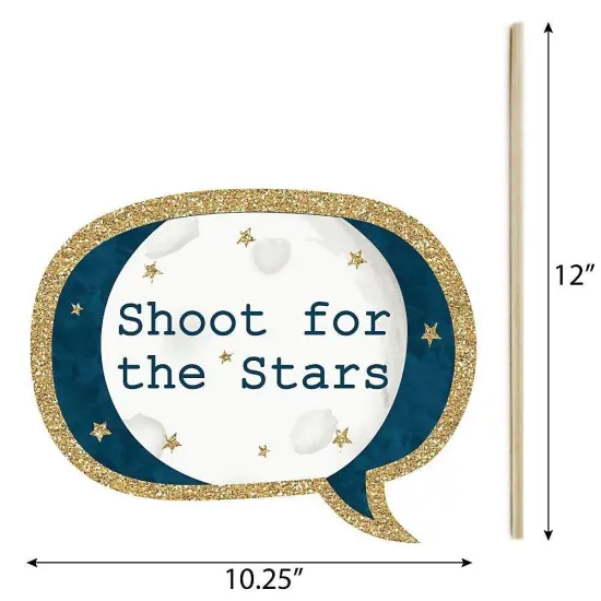 Big Dot of Happiness Funny Twinkle Twinkle Little Star - Baby Shower or Birthday Party Photo Booth Props Kit - 10 Piece {6}