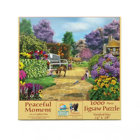 Sunsout Peaceful Moment 1000 pc Jigsaw Puzzle 61575 {4}