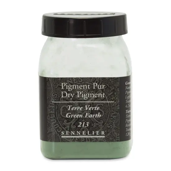 Sennelier Dry Pigment - Green Earth, 120 g jar {1}