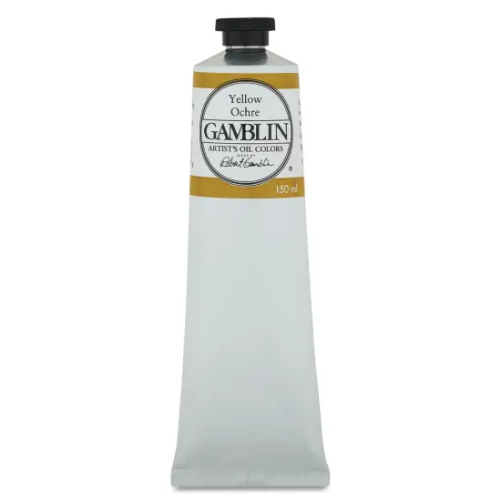 Gamblin Artist's Oil Color - Yellow Ochre, 150 ml tube {1}