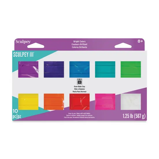 Sculpey III Set - Bright Ideas, Set of 10 {2}