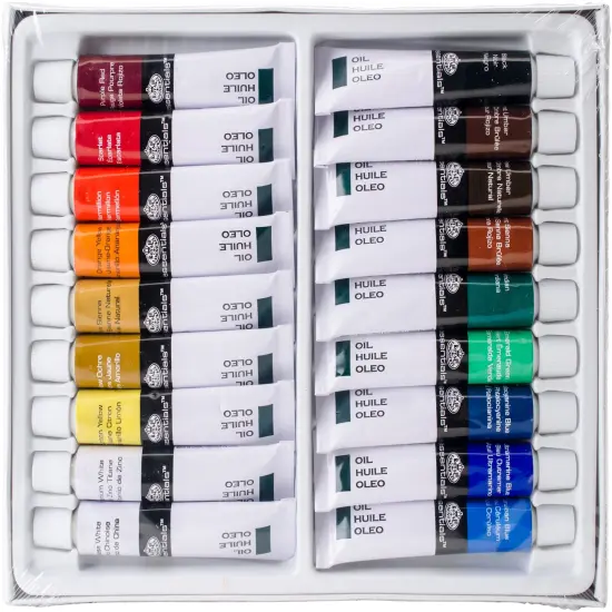 Royal & Langnickel(R) essentials(TM) Oil Paints 12ml-20/Pkg {3}