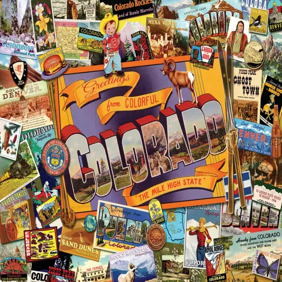 Sunsout Mile High Colorado 1000 pc Jigsaw Puzzle 70034 {3}