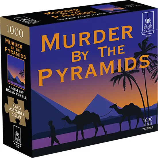 BePuzzled Mystery Jigsaw Puzzle 1000 Pieces 23"X29"-Murder By The Pyramids {2}