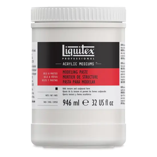 Liquitex Medium - Modeling Paste, 32 oz jar {1}